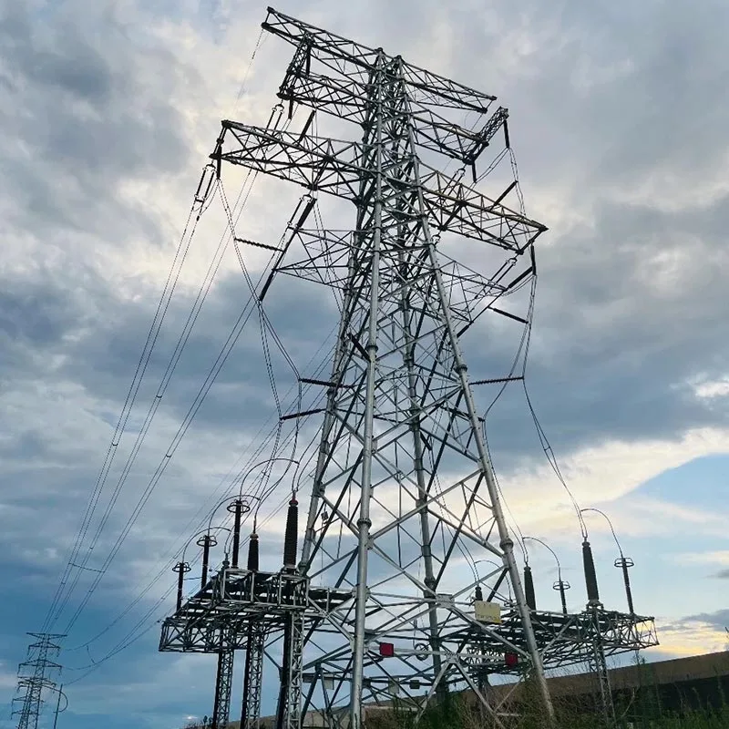 220kV டிரான்ஸ்மிஷன் லைன் ஆங்கிள் ஸ்டீல் டவர்